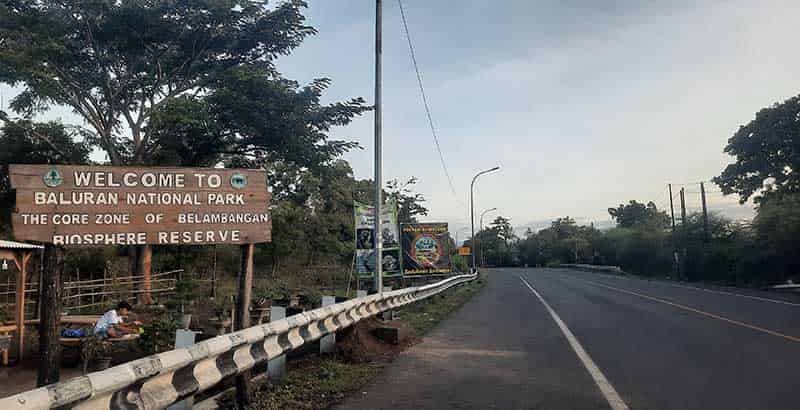 Melintas di Taman Nasional Baluran via Jalur Pantai Utara Jawa